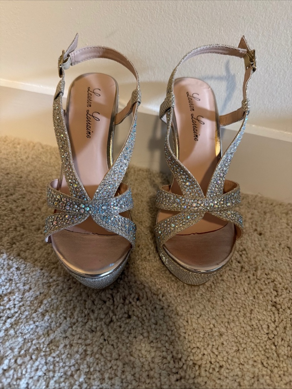 Lauren Lorraine Wedges BRAND NEW WITH BOX